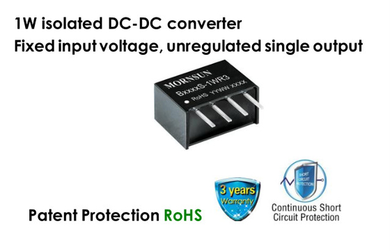 Low Power Isolated Single Dc Dc Converter B03_S-1WR3 3.3VDC 1W Fixed Input Voltage