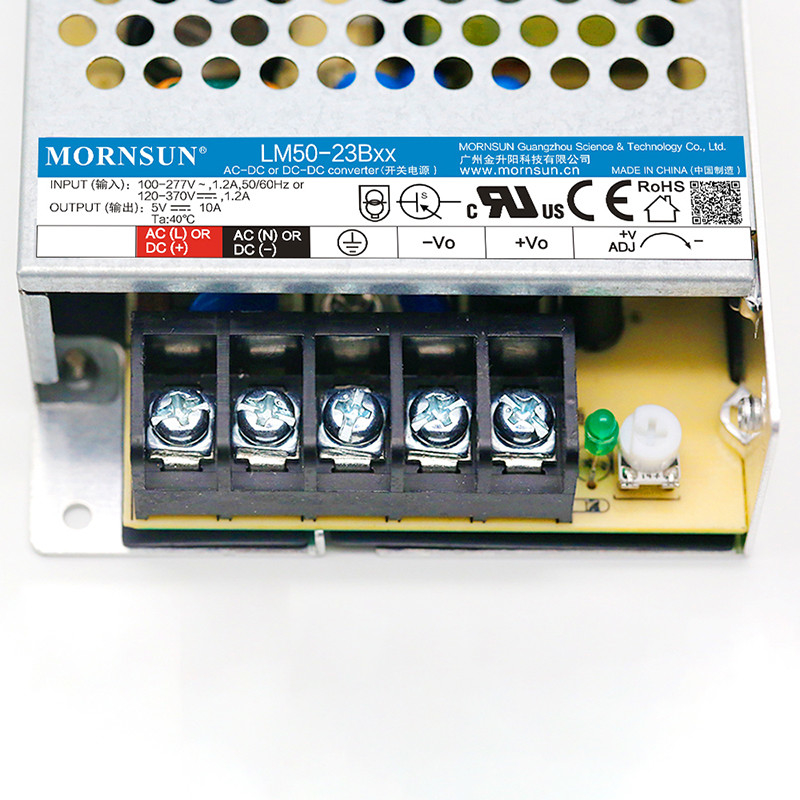 305VAC Input Switch AC DC Enclosed Power Supply 15V 50W Street Light Control