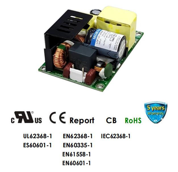 120W AC DC open frame power supply Medical Power Supply