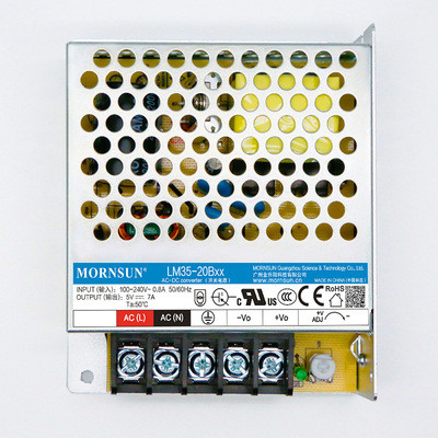 35W Ac Dc Enclosed Type Power Supply industrial power supply