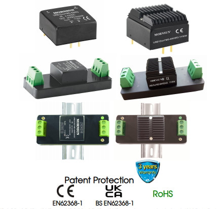 6W Isolated Railway Vehicle Electronic Equipment DC-DC Converter
