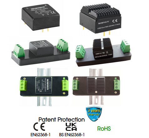 6W Isolated Railway Vehicle Electronic Equipment DC-DC Converter
