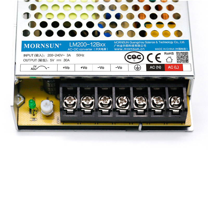 200W LED Street Light AC DC Enclosed Power Supply UL/CB/CE/CCC approved