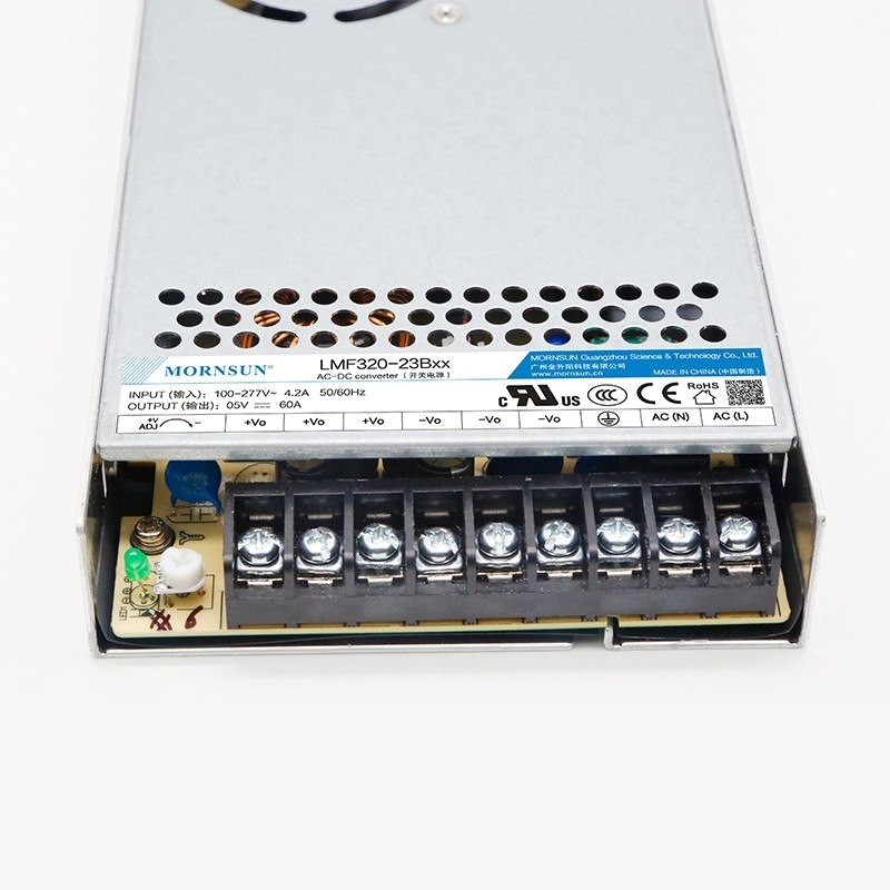 48V High Frequency AC DC Enclosed Power Supply 320W SGCC
