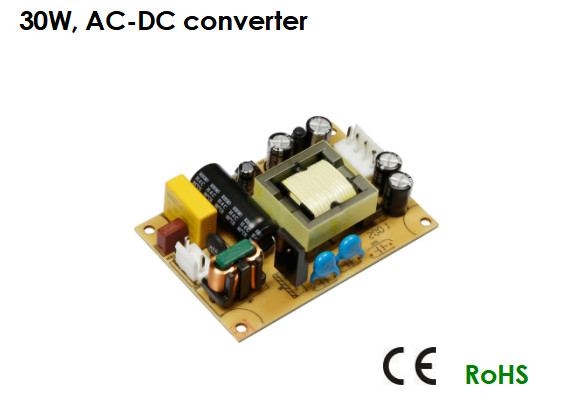 30W AC DC Open Frame Switching Power Supply Dual Output