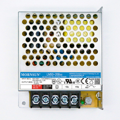 50W AC DC Enclosed Security power Supply for Camera