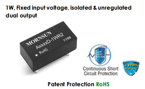 12VDC 48V 24V DC DC Converter Automotive 1W
