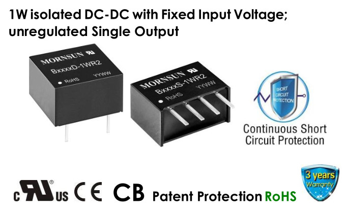 5VDC DC DC Converter Module Step Down 15VDC IEC60950 With Fixed Input Voltage