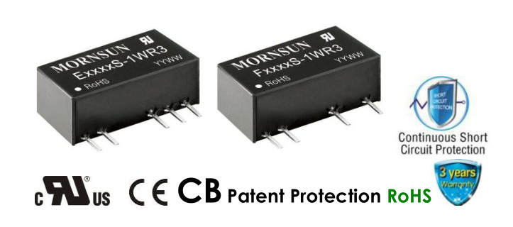 Low Frequency 24V Isolated DC DC Converter 5VDC Fixed Input Voltage